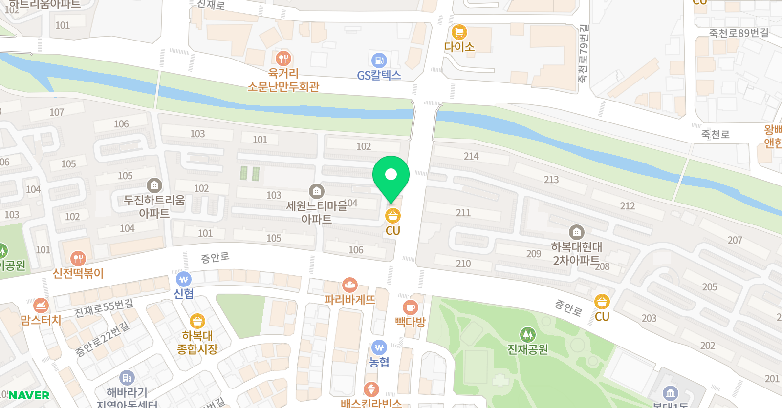 경희대석사 수덕 태권도 위치