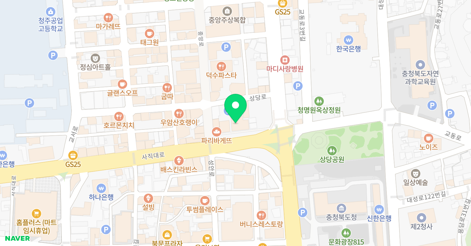 하랑 학원 위치