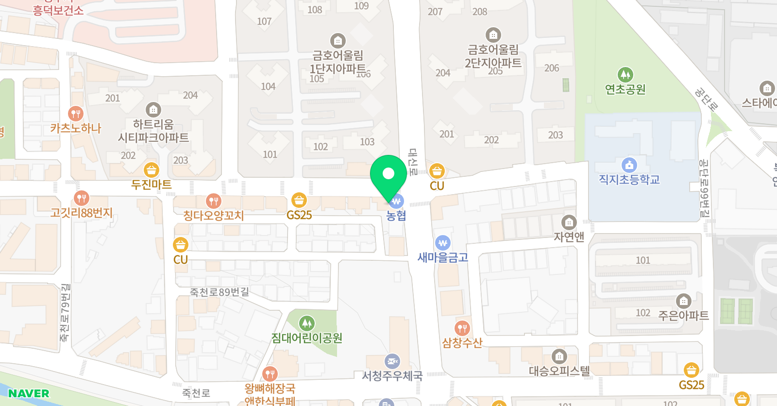 캠벨어학원 위치