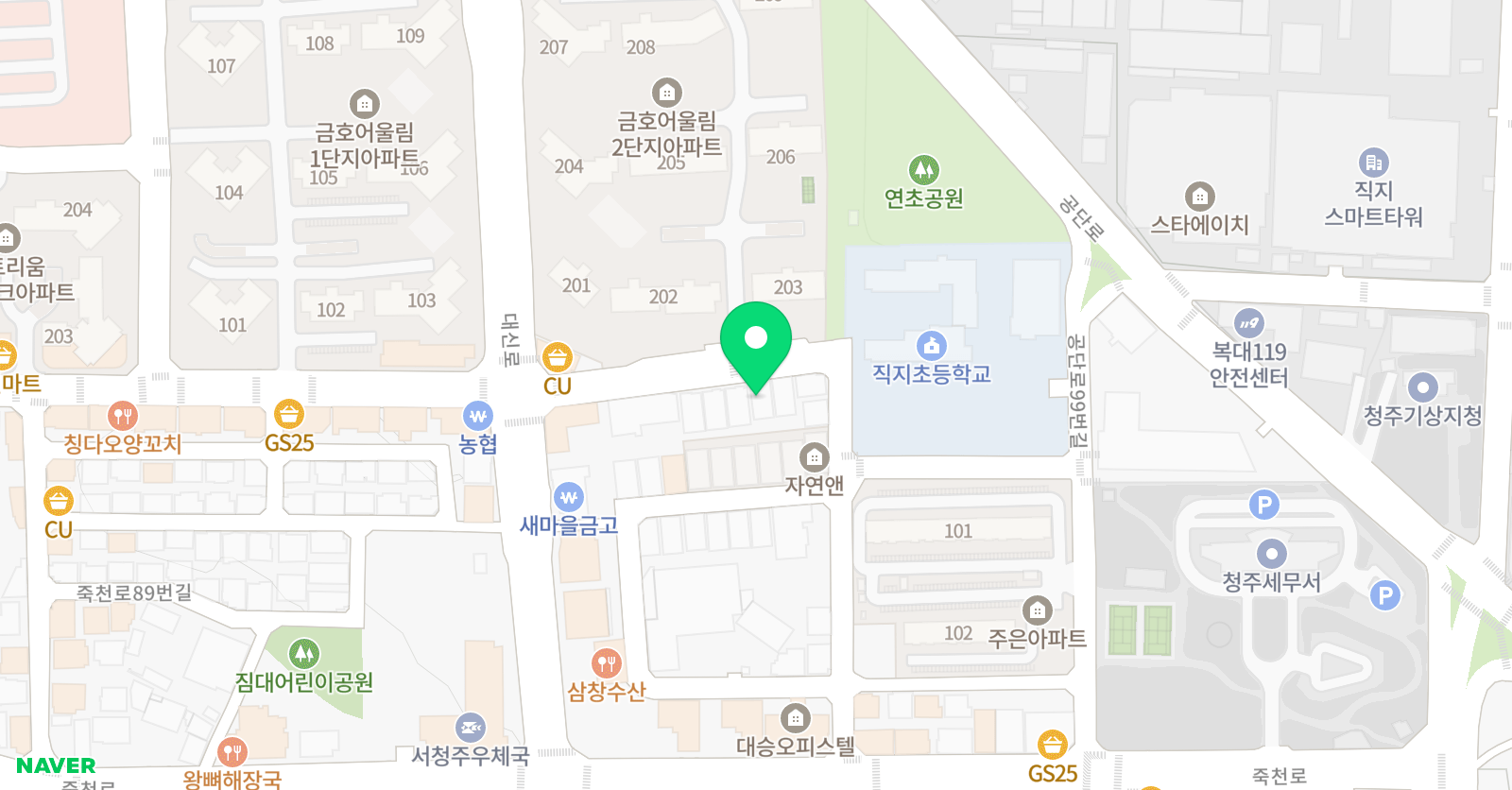 민 영어공부방 위치
