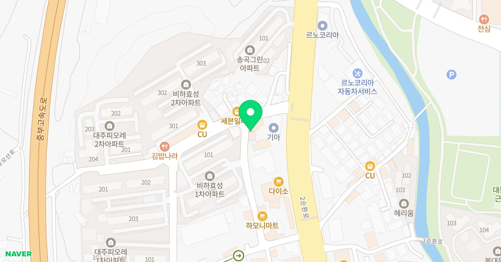 정무 태권도체육관 위치