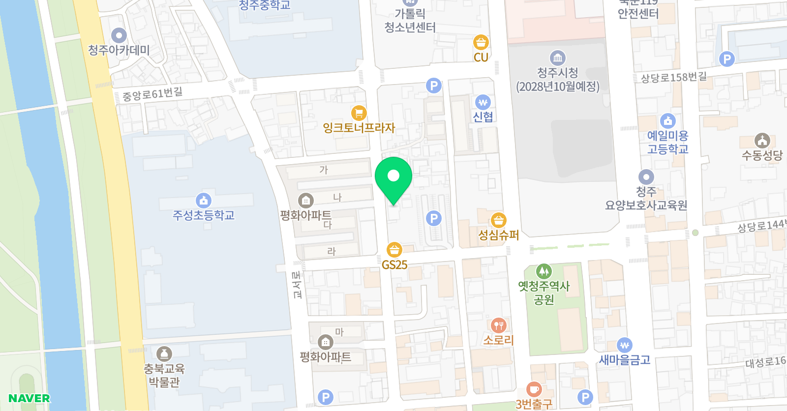 탑클래스 영어수학학원 북문 위치
