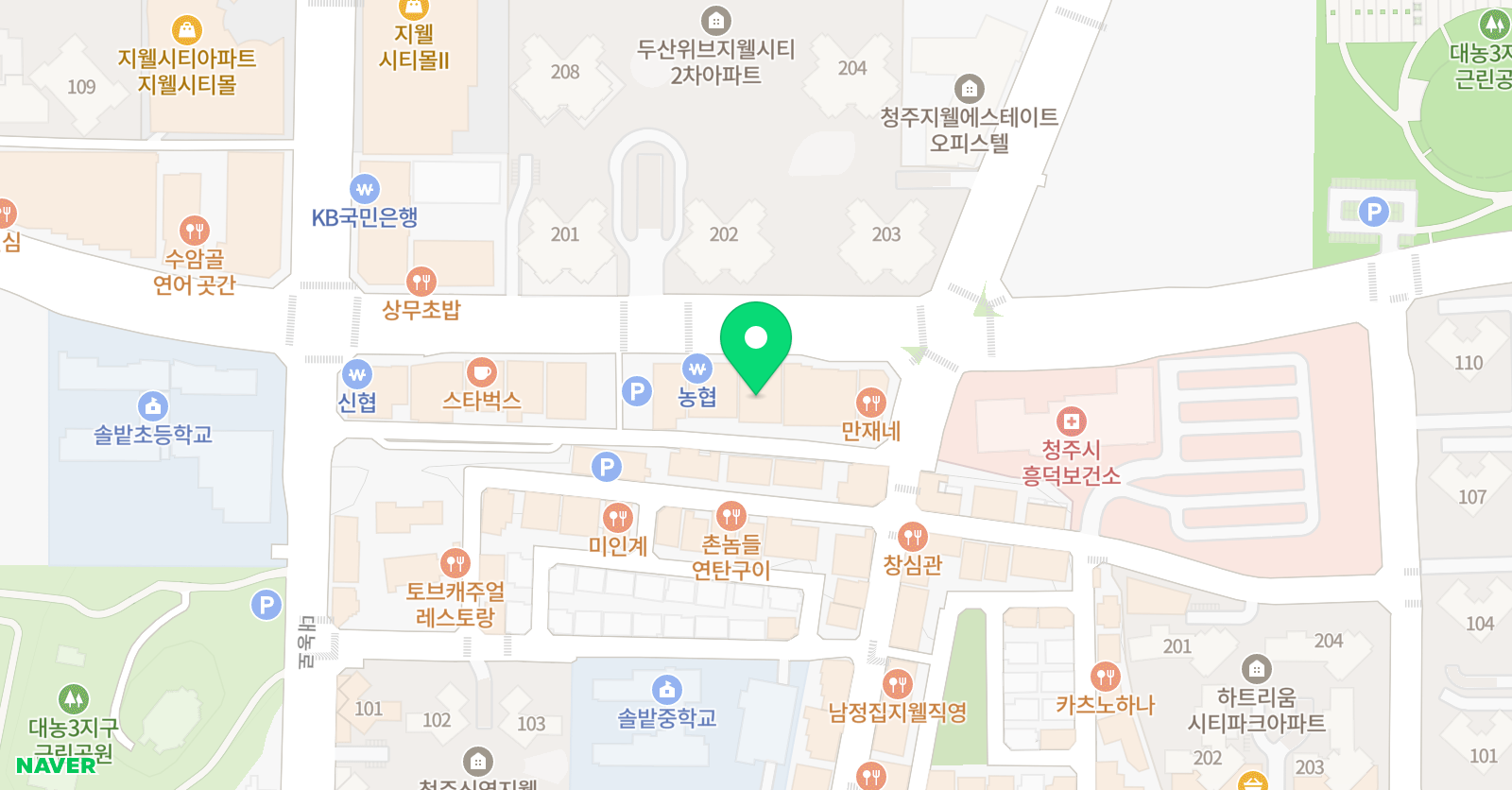 라온제나 태권도 지웰관 위치