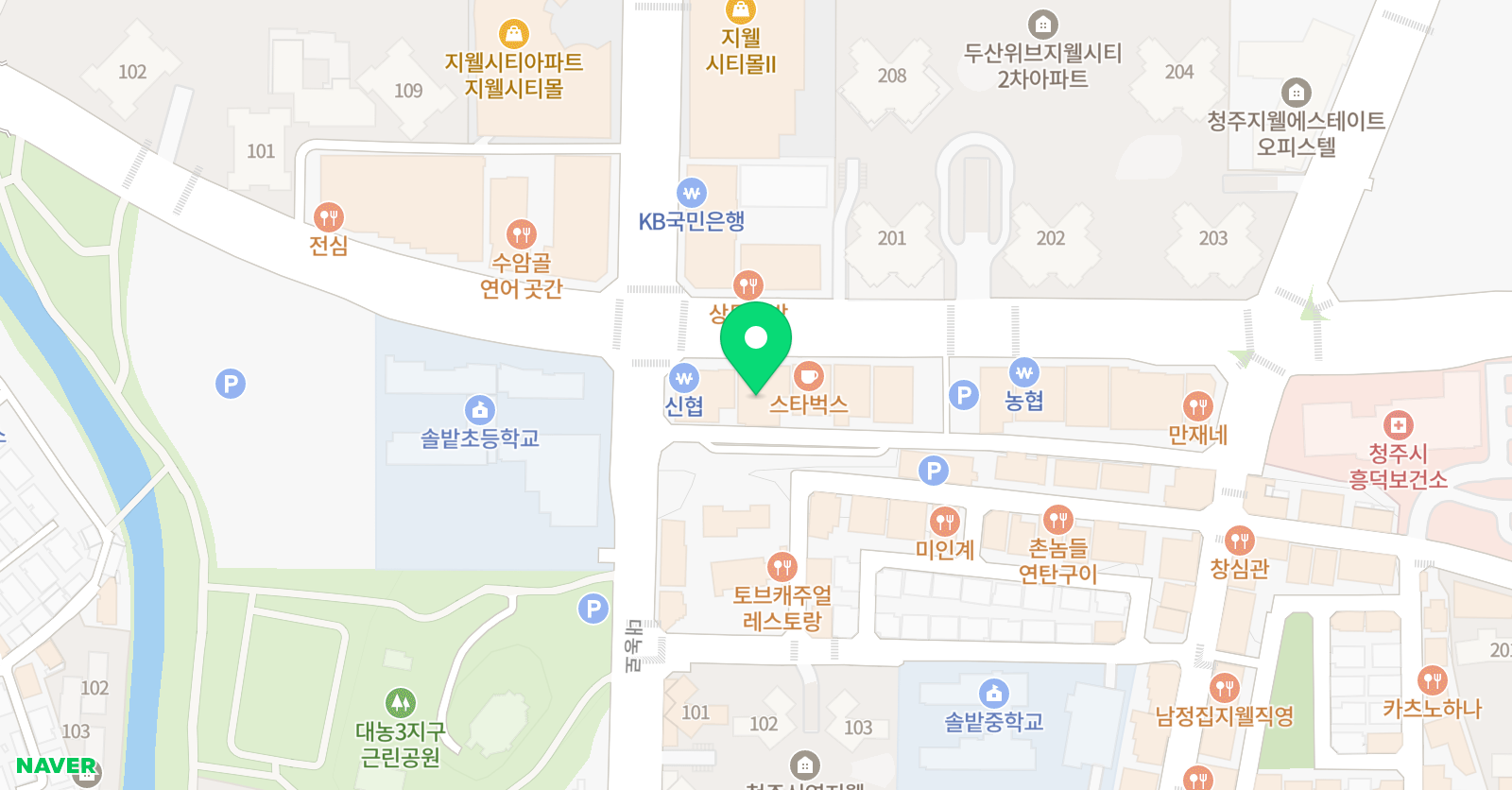 외대 어학원 청주캠퍼스 위치
