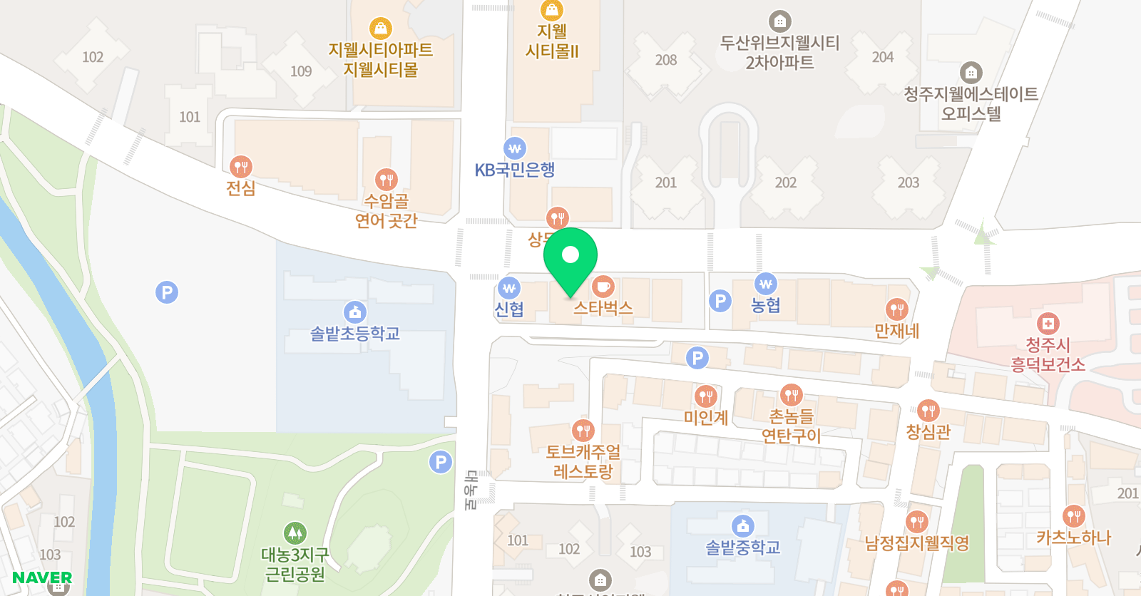 송이미술노블문해력 수학학원 위치
