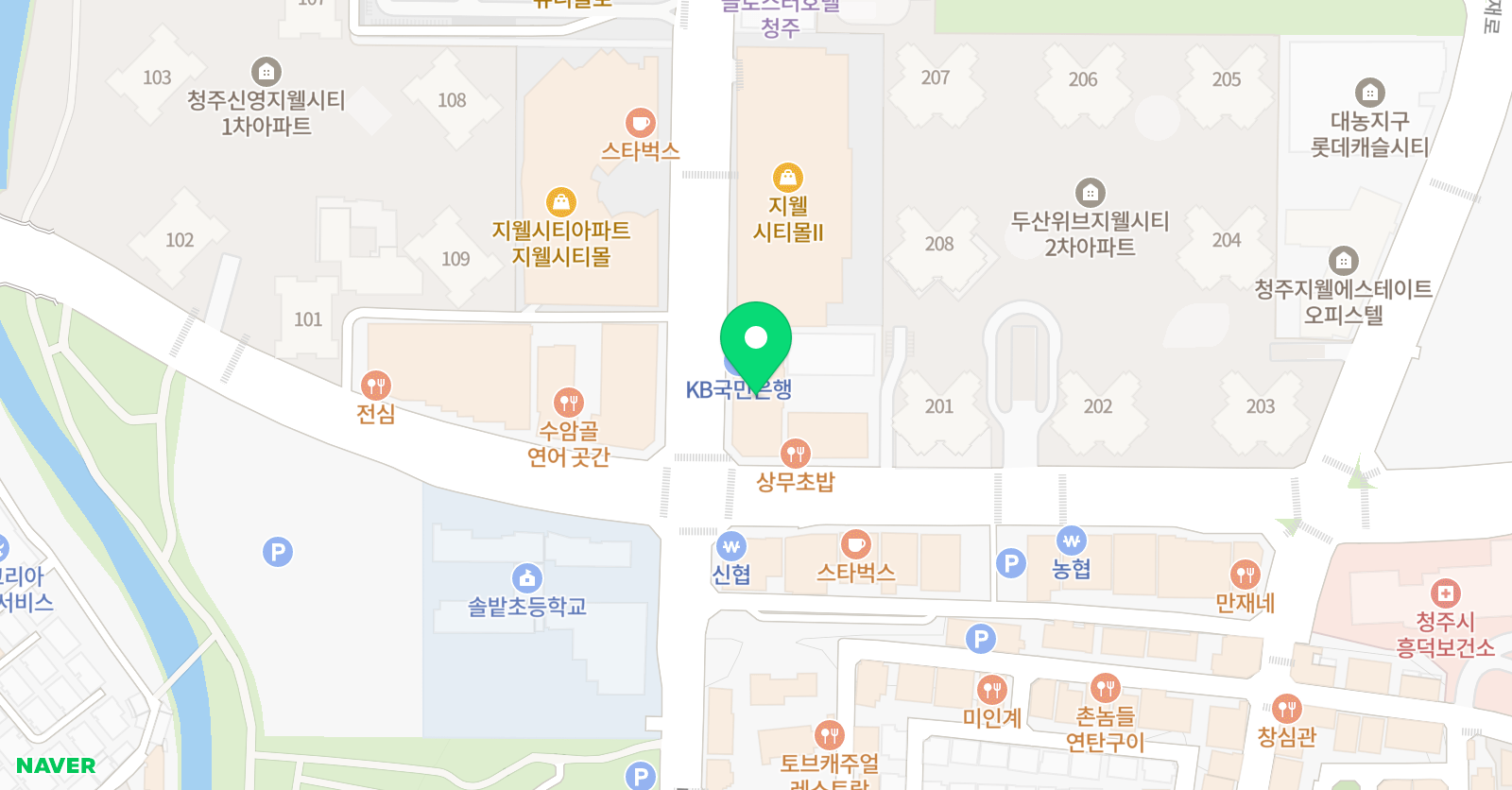 대교 하이캠퍼스 지웰학원 위치