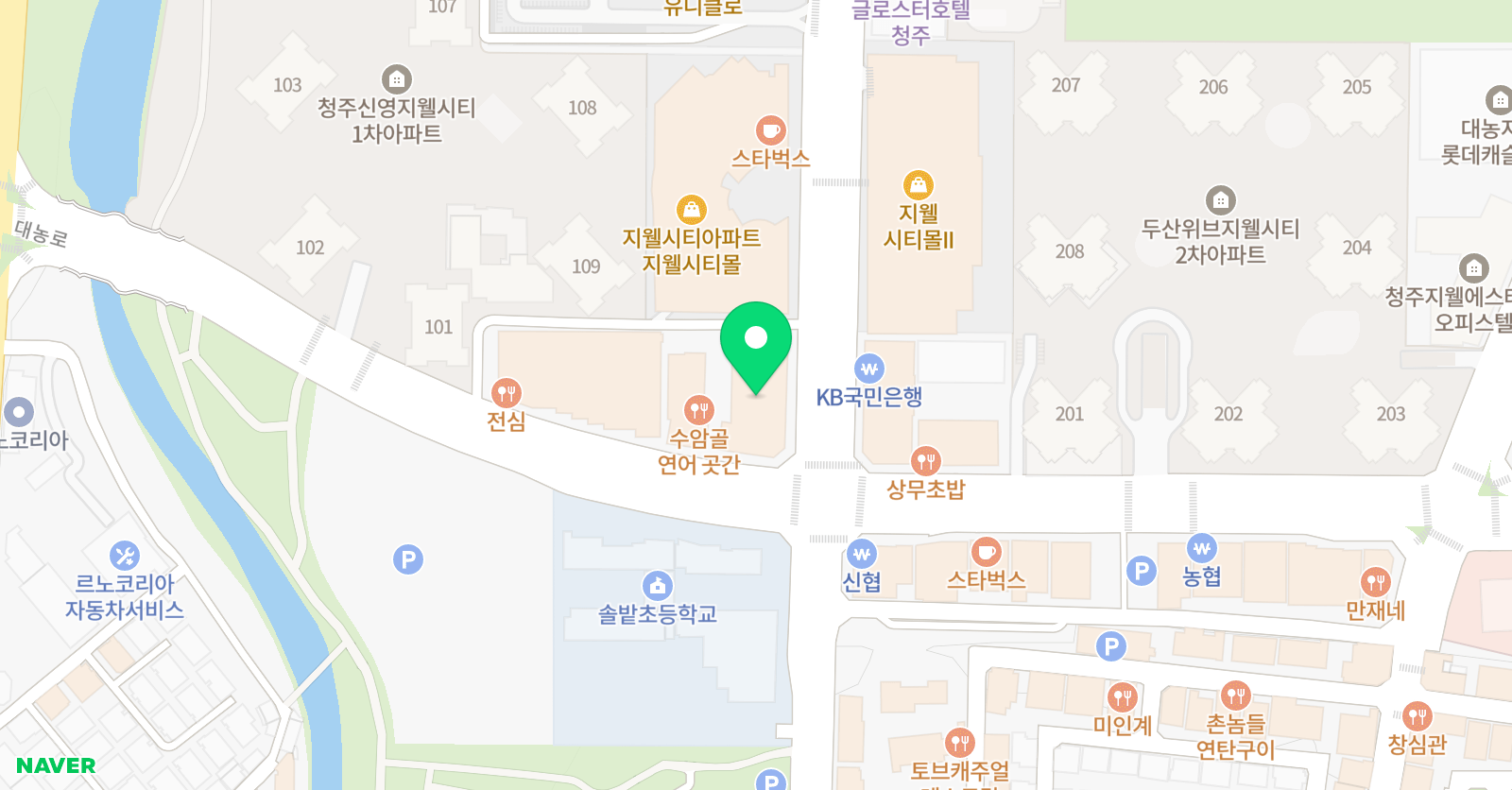 소마사고력수학 청주복대점 위치