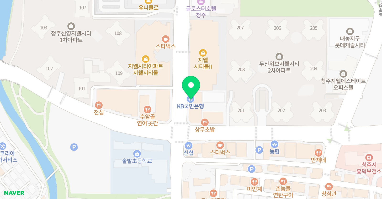 지웰 MTA 태권도 위치