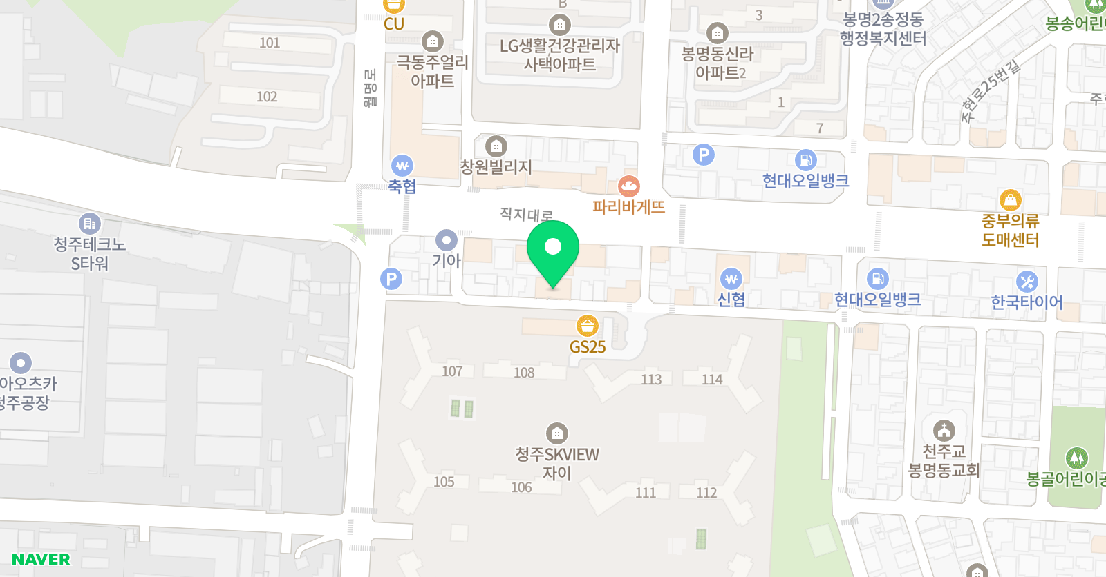 송이미술학원 위치