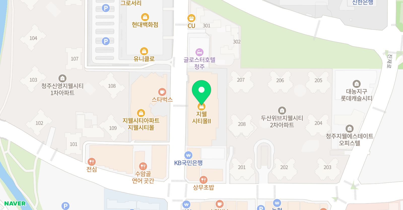 키즈스콜레 학원 충북청주점 위치