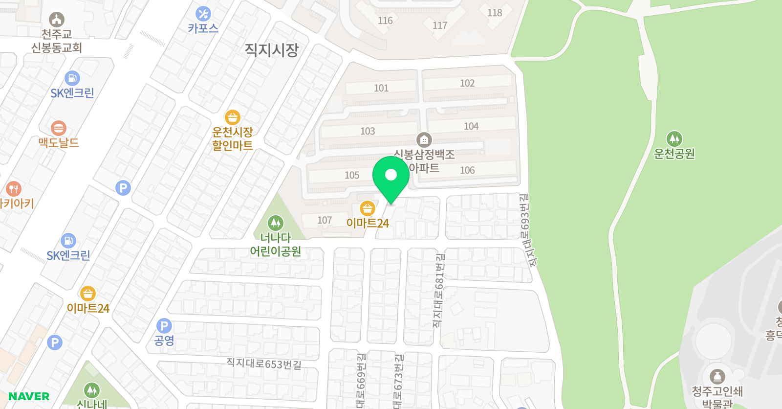 선우 태권도 위치
