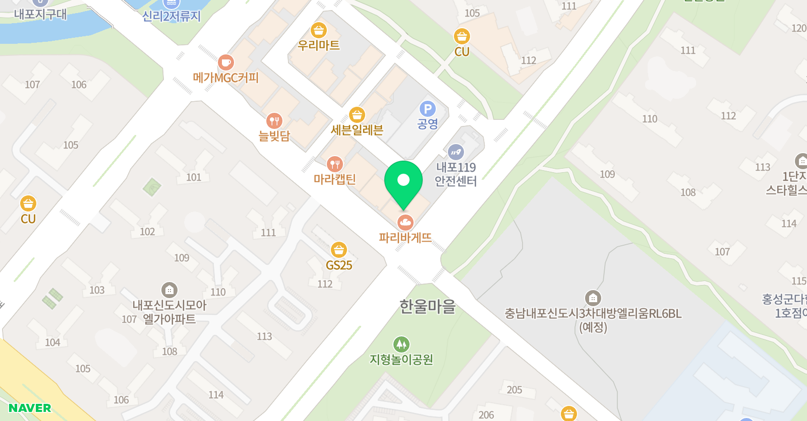 내포 검도 위치