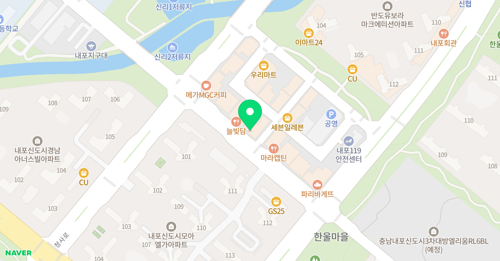 기탄사고력교실 내포학원 위치