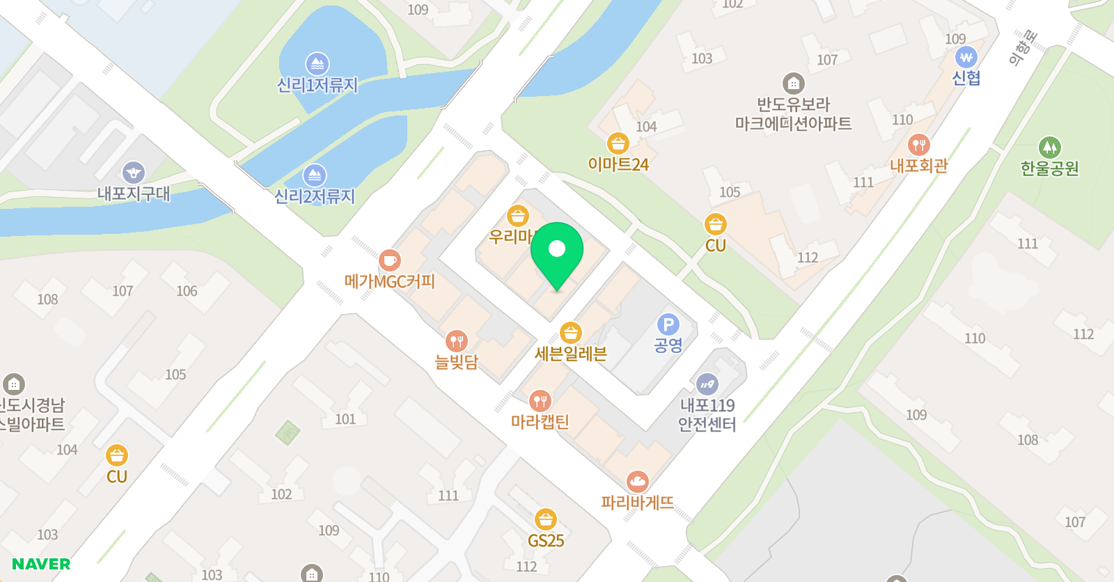 진심팩토리 국어학원 위치