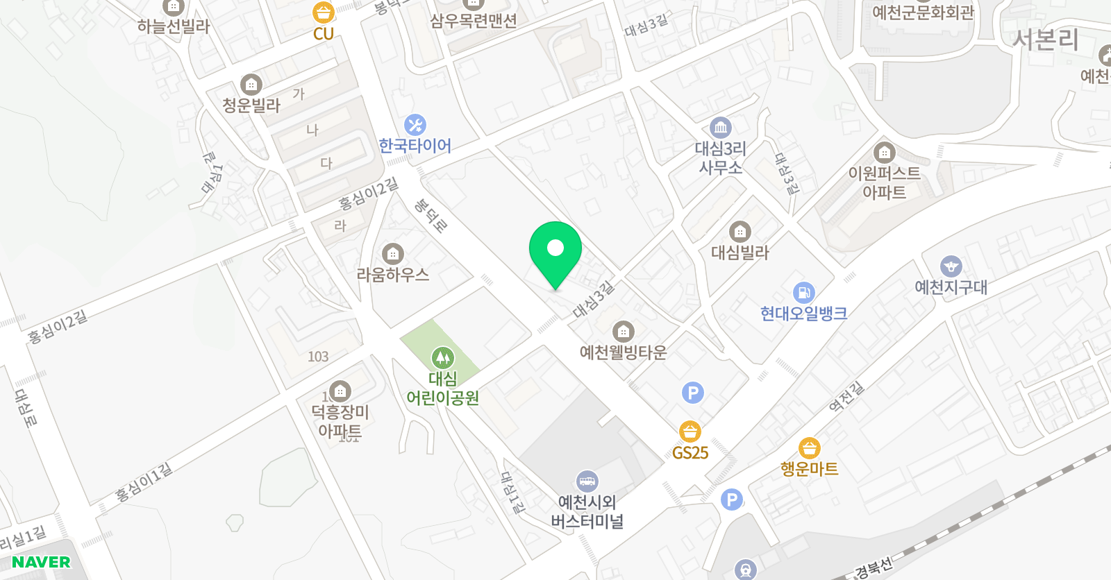 용인대박사 백호 태권도장 위치
