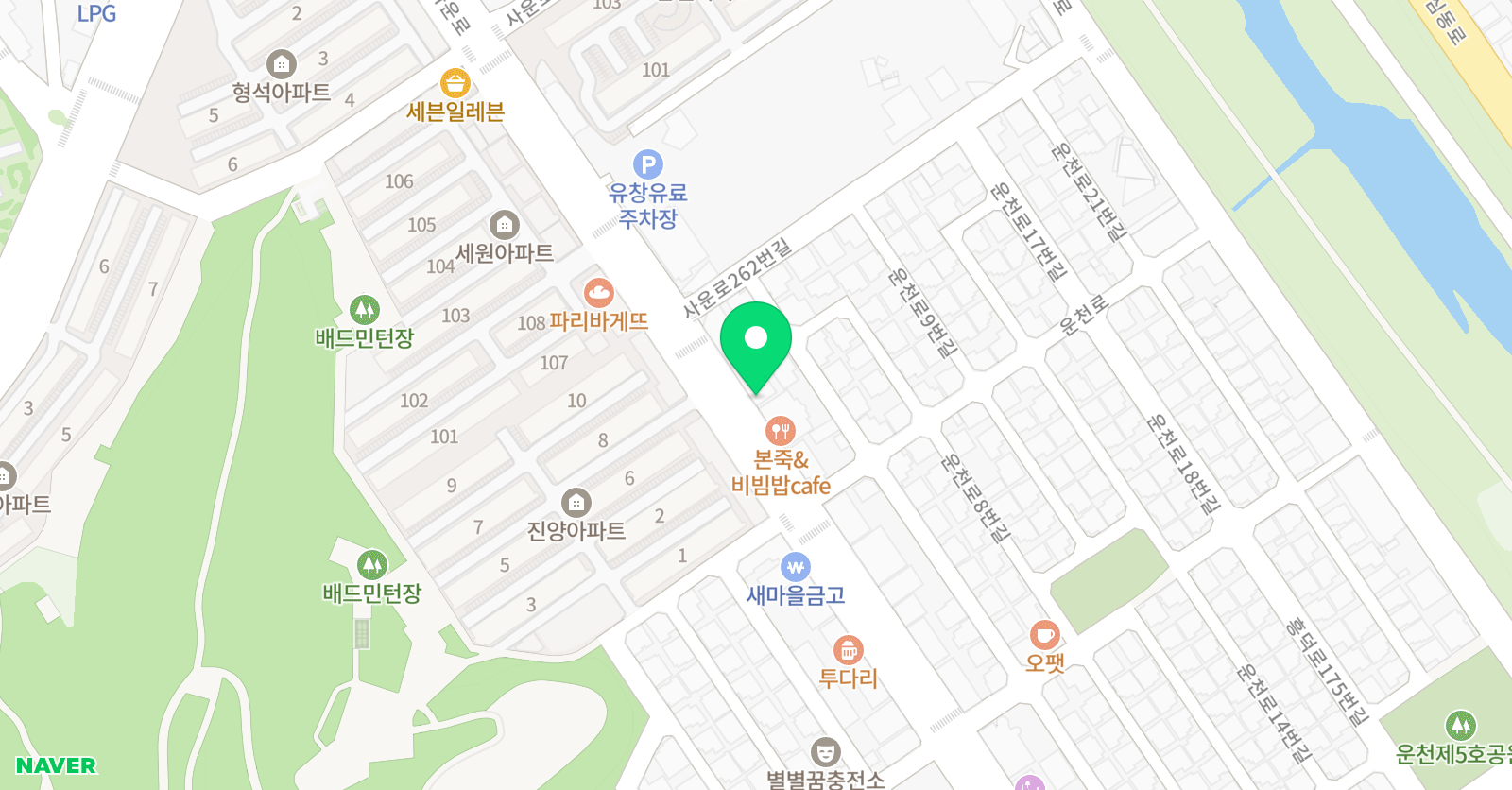 탑윤재 학원 위치