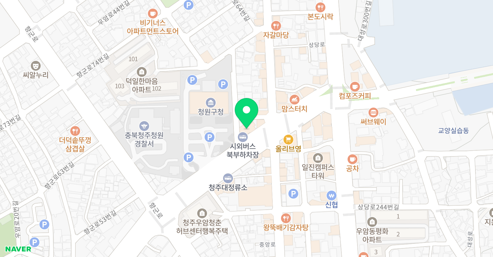 팀버팔로 위치