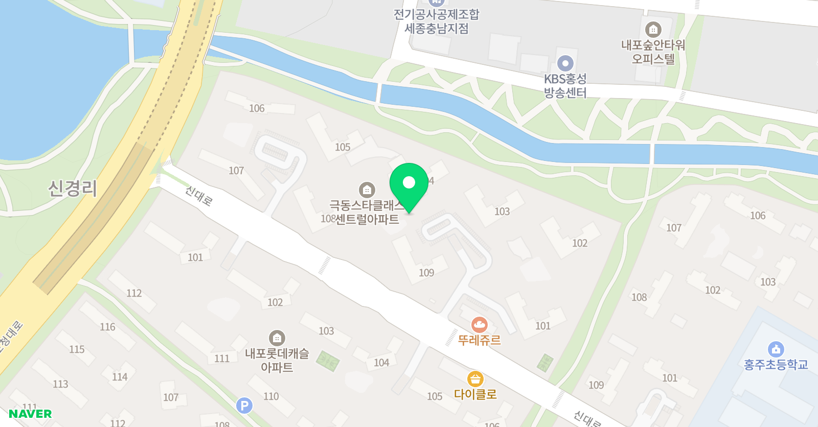 키즈엔 리딩 충남내포혁신점 위치