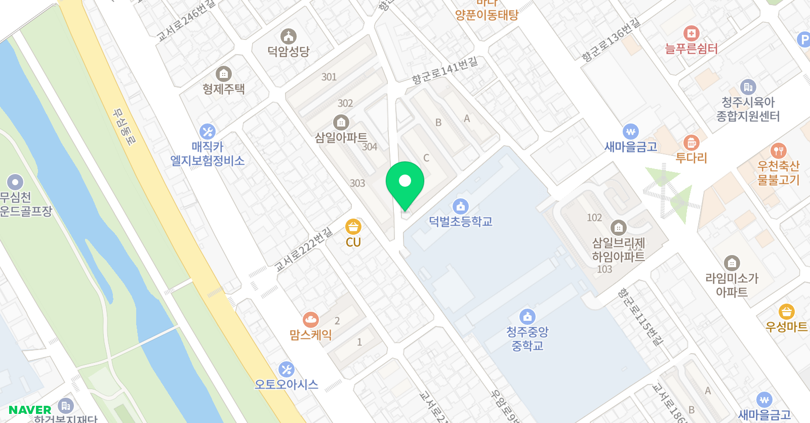 덕벌 음악학원 위치