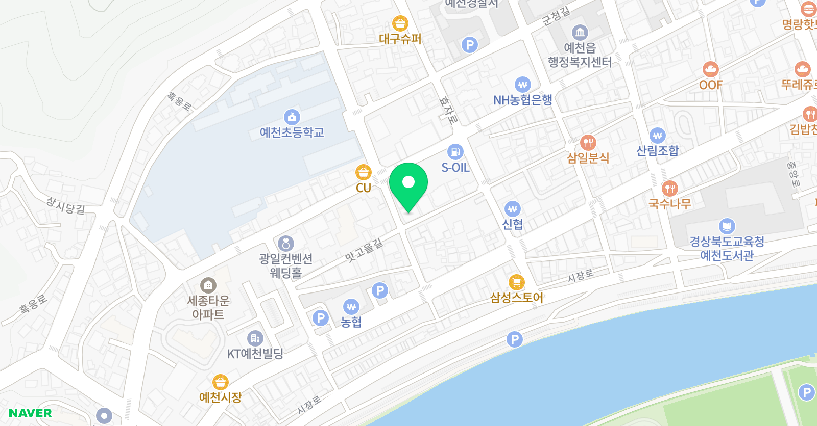 윤선생 영어교실 예천중앙어학원 위치
