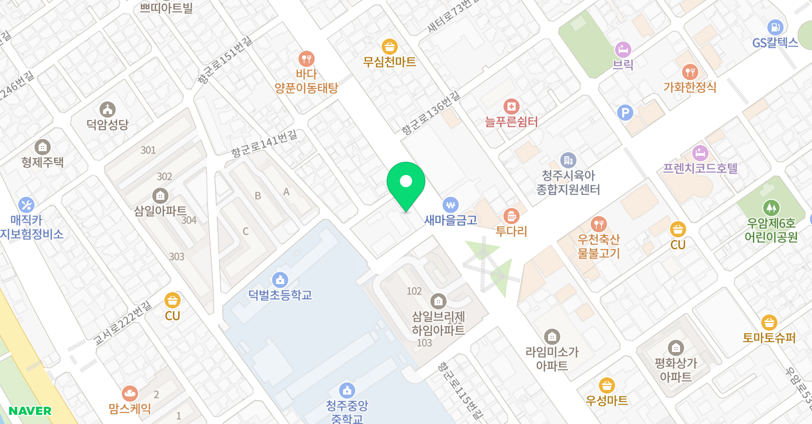 엘로힘이스턴 영어수학학원 위치