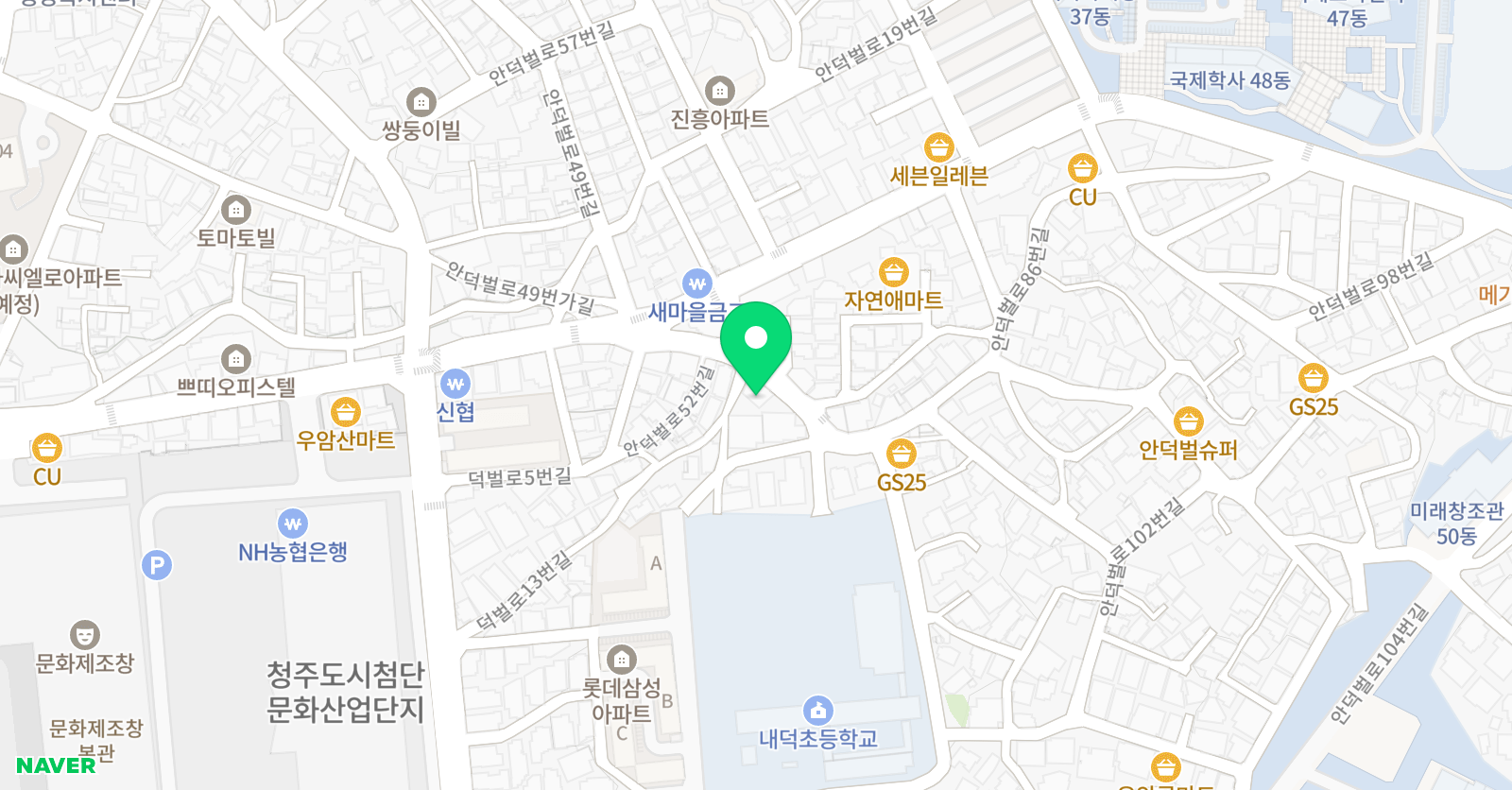 내덕 음악학원 위치