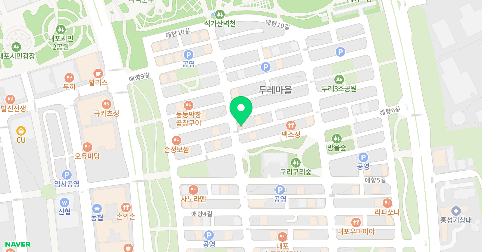 봄날의정원 미술학원 위치