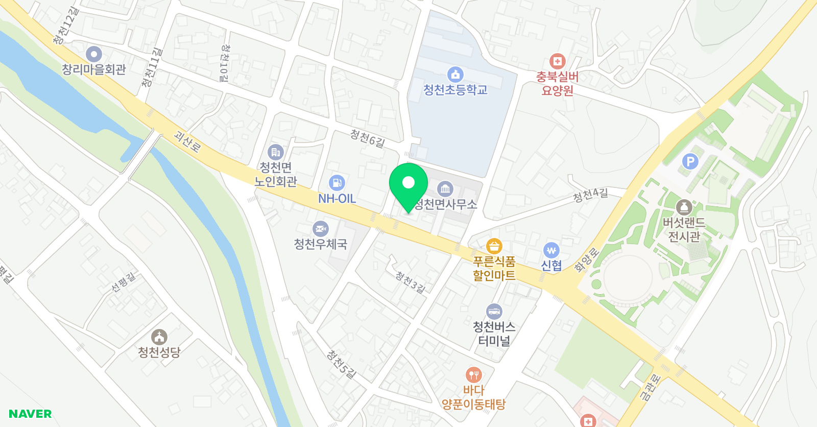 청천 태권도 체육관 위치