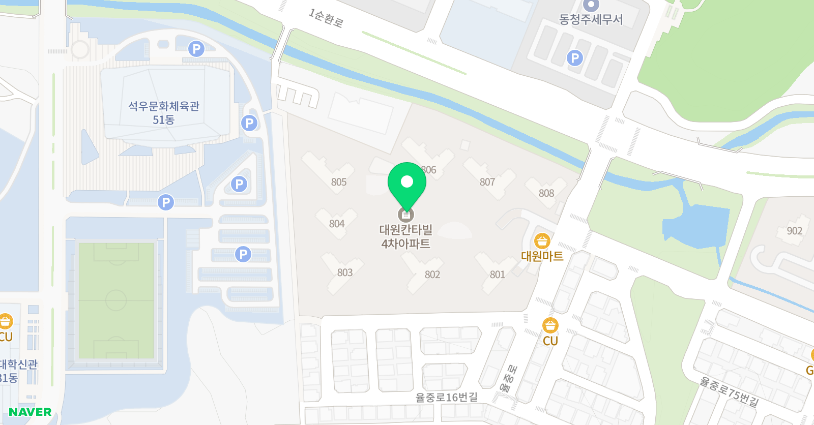아소비 청주 율량대원4차점 위치