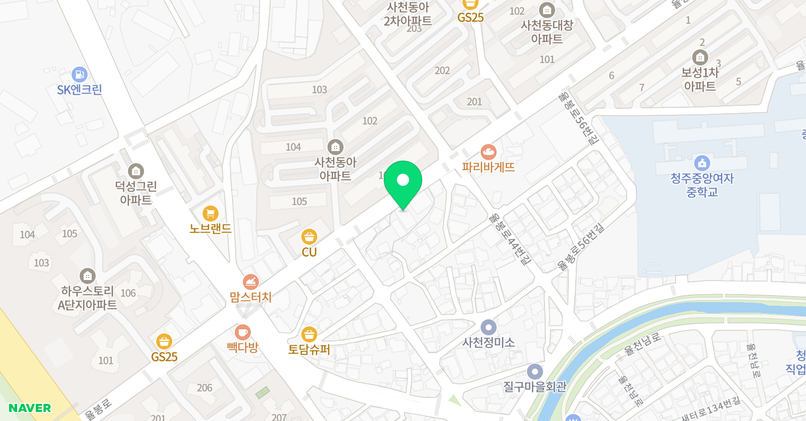 사천 신사고 학원 위치