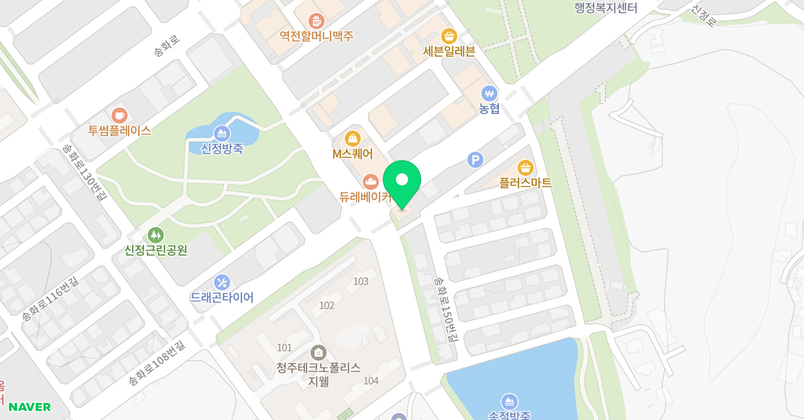 테크노 학원 위치