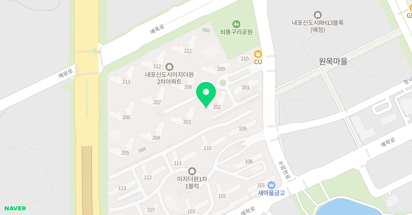 내포 나의꿈교실 위치