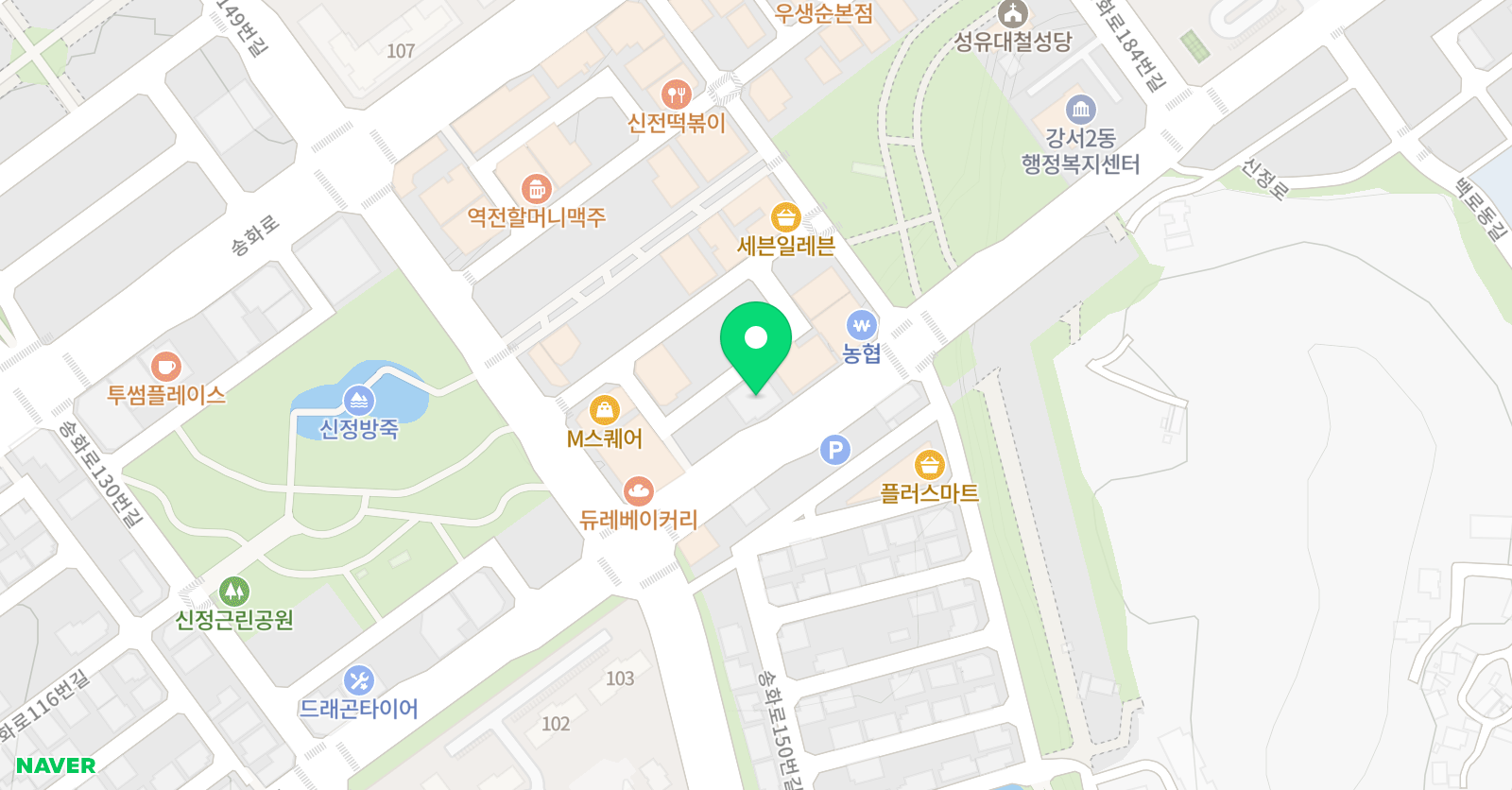 청주테크노폴리스 소마사고력 수학학원 위치