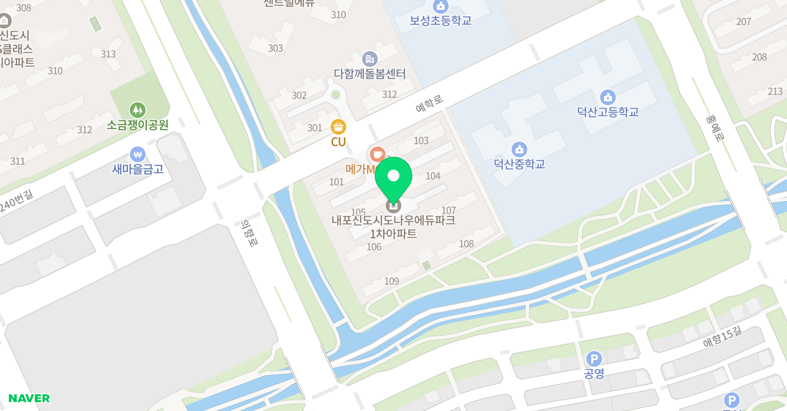 딱풀리는수학 3030 영어 말과글학원 위치