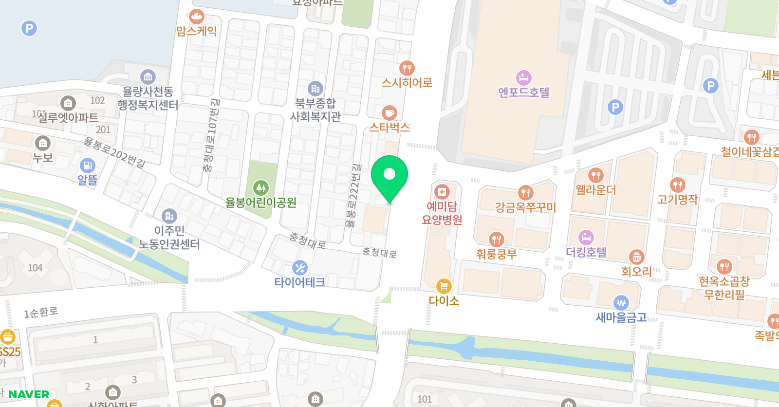 구르는돌 일러스트학원 위치