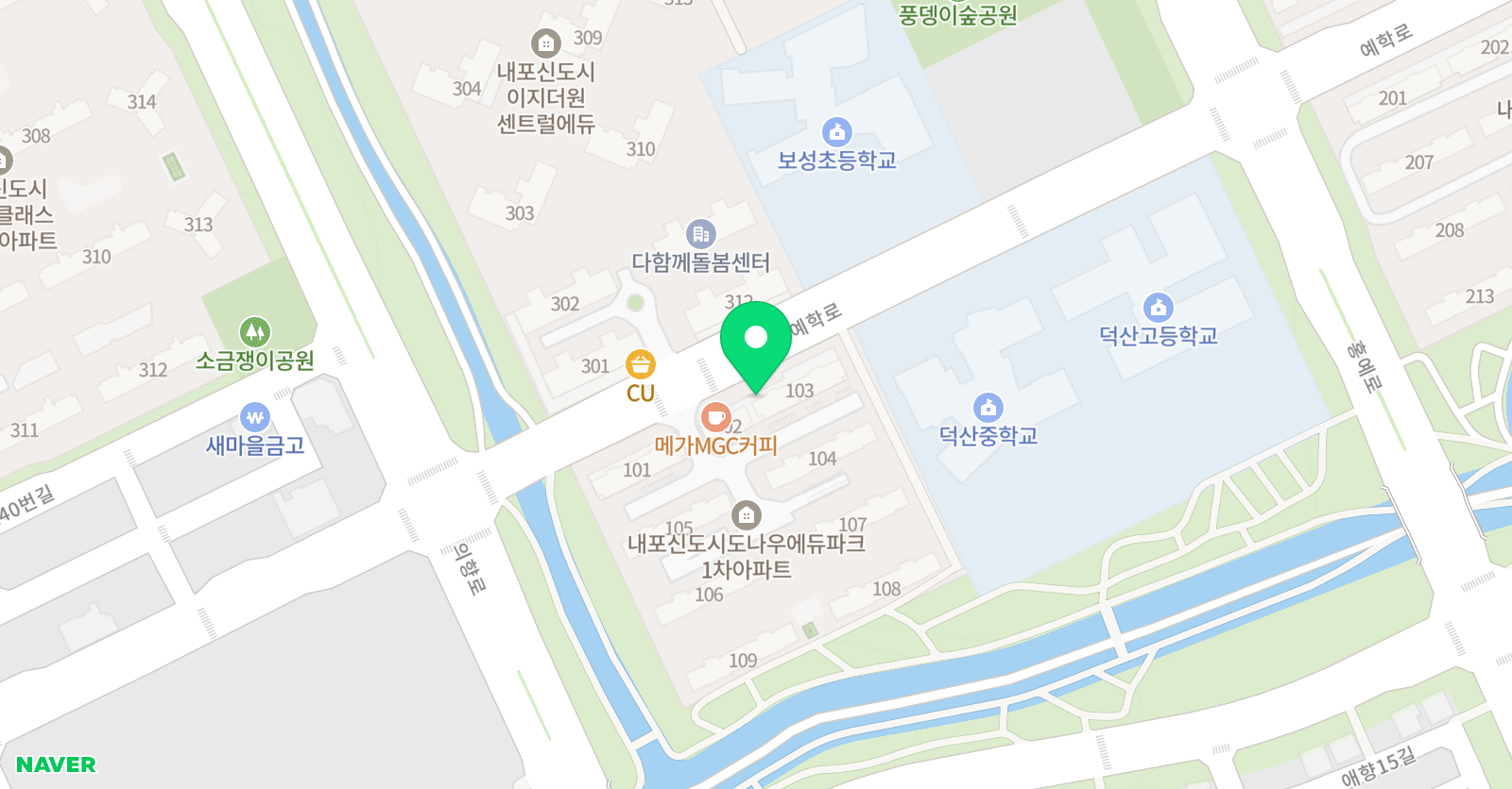 인아트 미술학원 위치