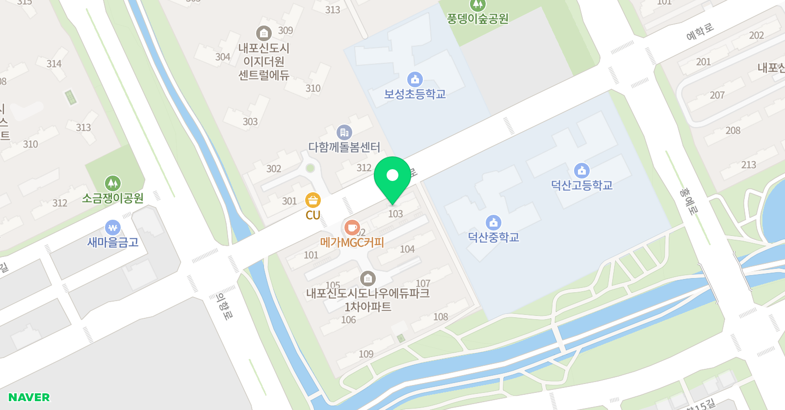 보성 음악학원 위치