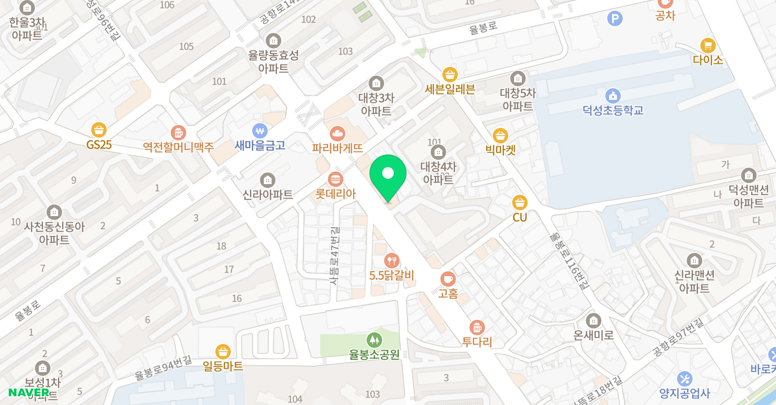 혜윰뜰 학원 위치