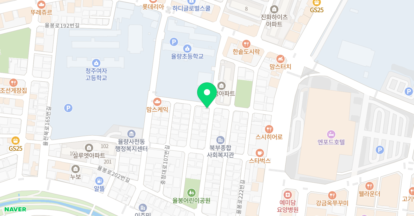 청주모짜르트 음악학원 위치