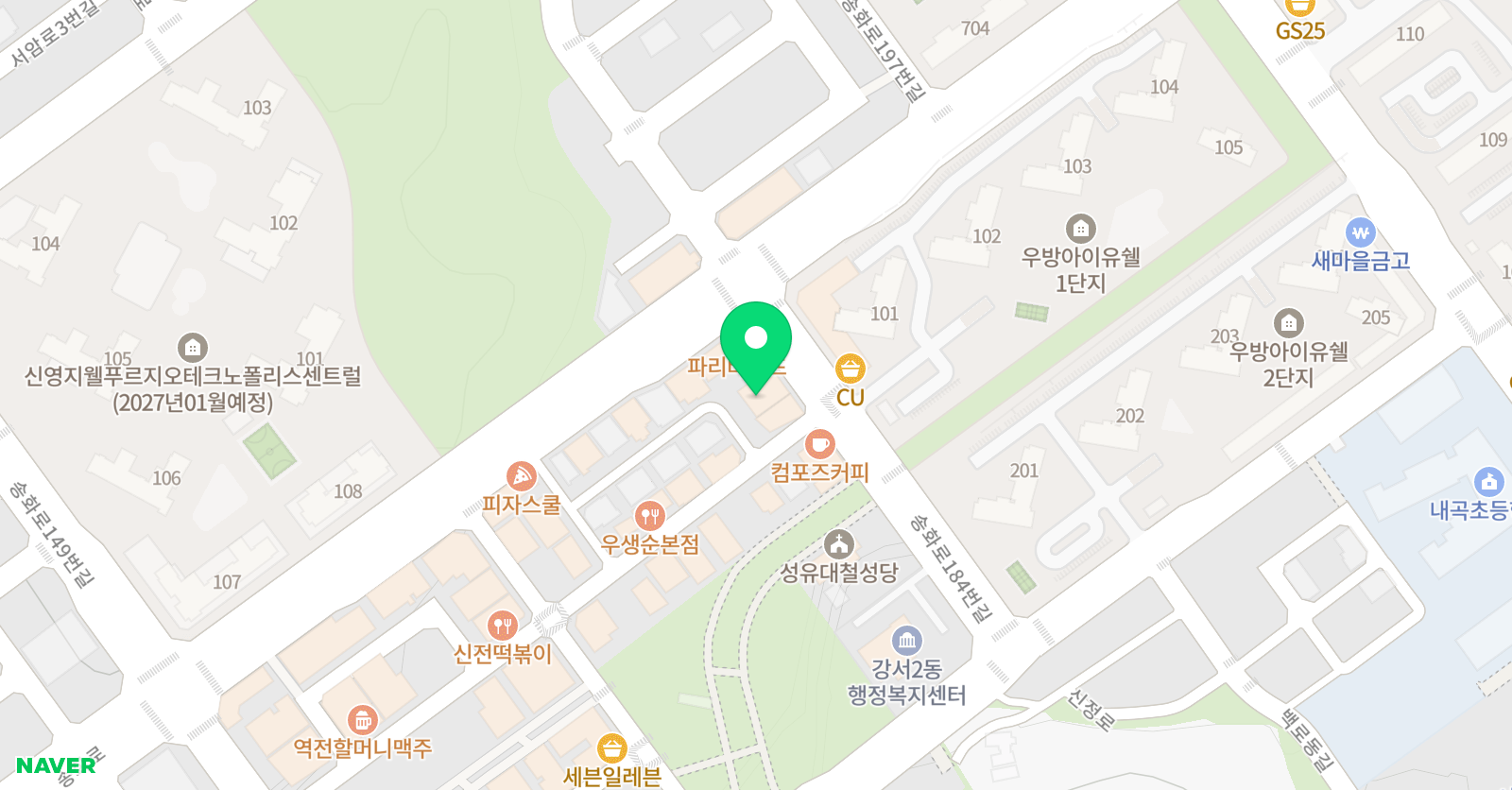 테크노솔루션 수학학원 위치