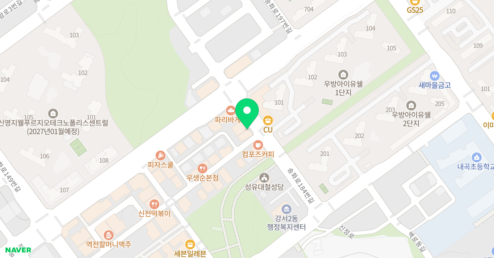 라온 음악학원 위치