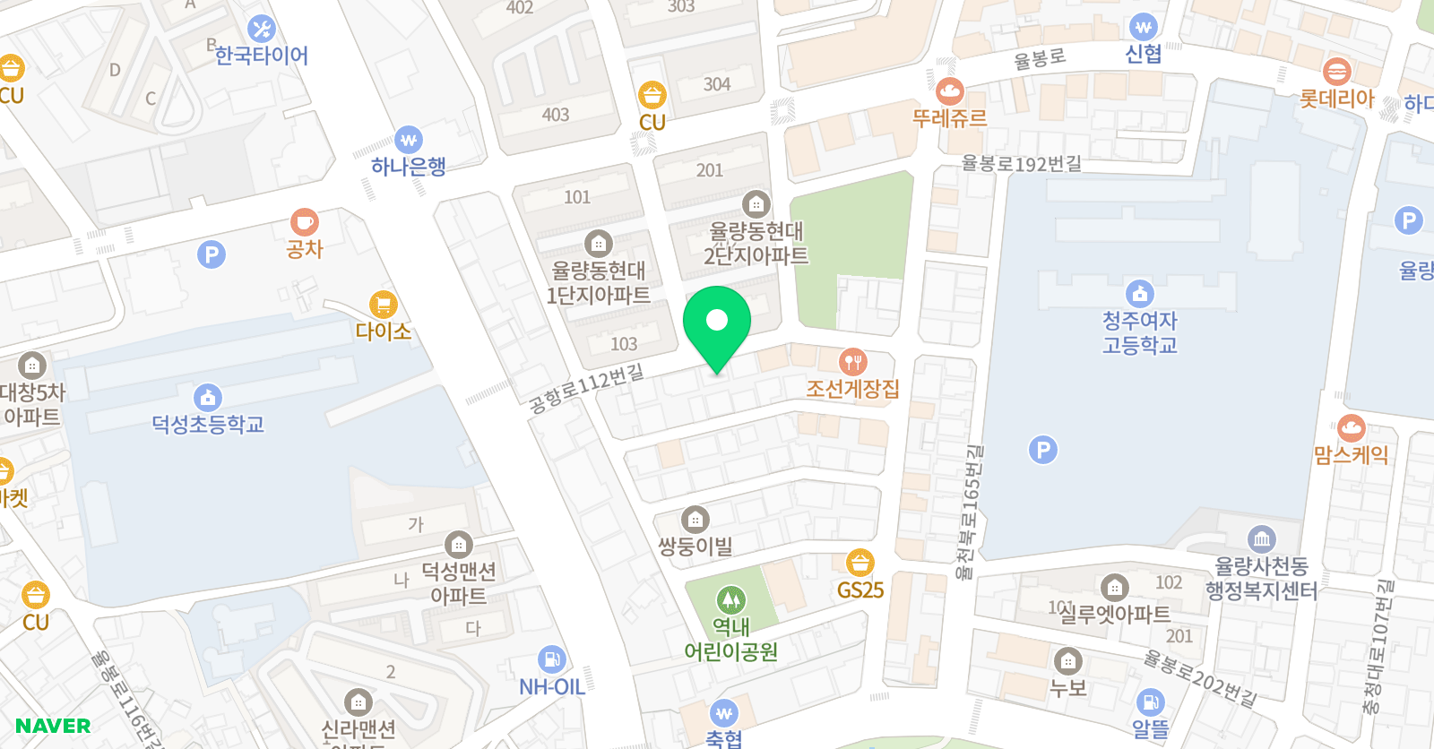 라온 수학전문학원 위치