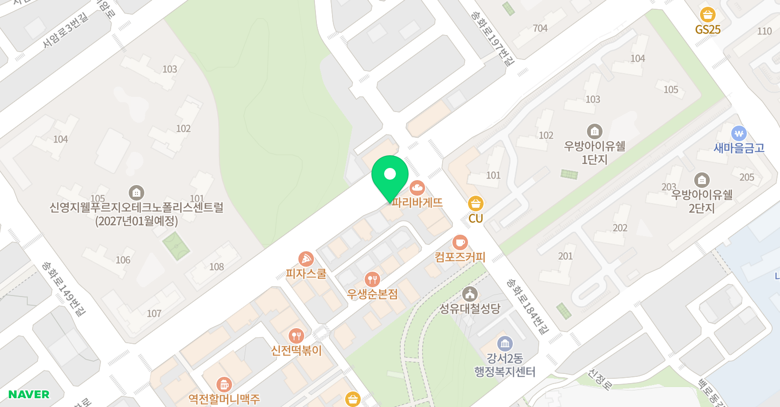 파머스 영어 테크노캠퍼스 위치