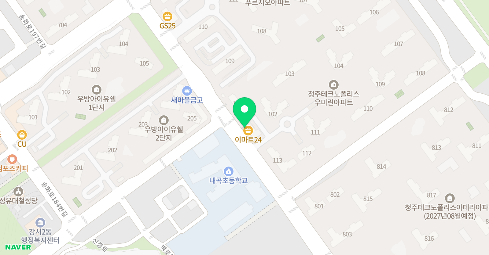 경희대 나이리 태권도 위치
