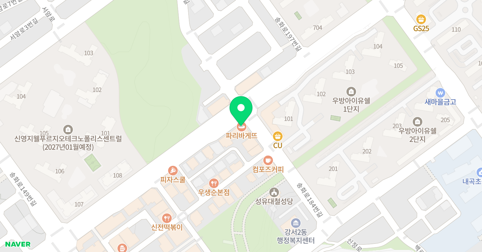 The더베스트 수학학원 위치