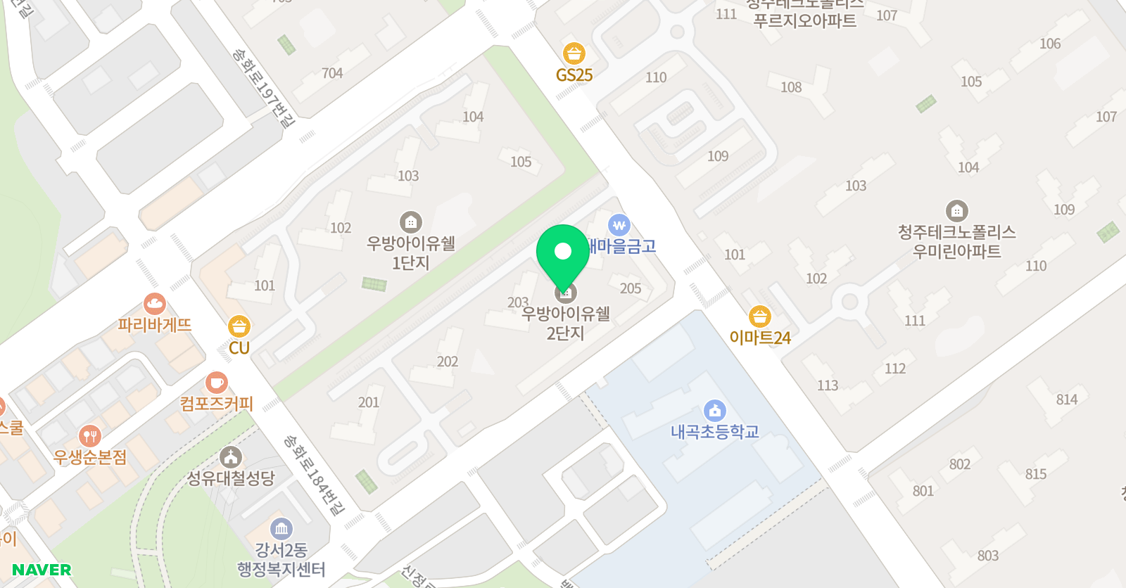 기탄 사고력교실 송절동 우방점 위치