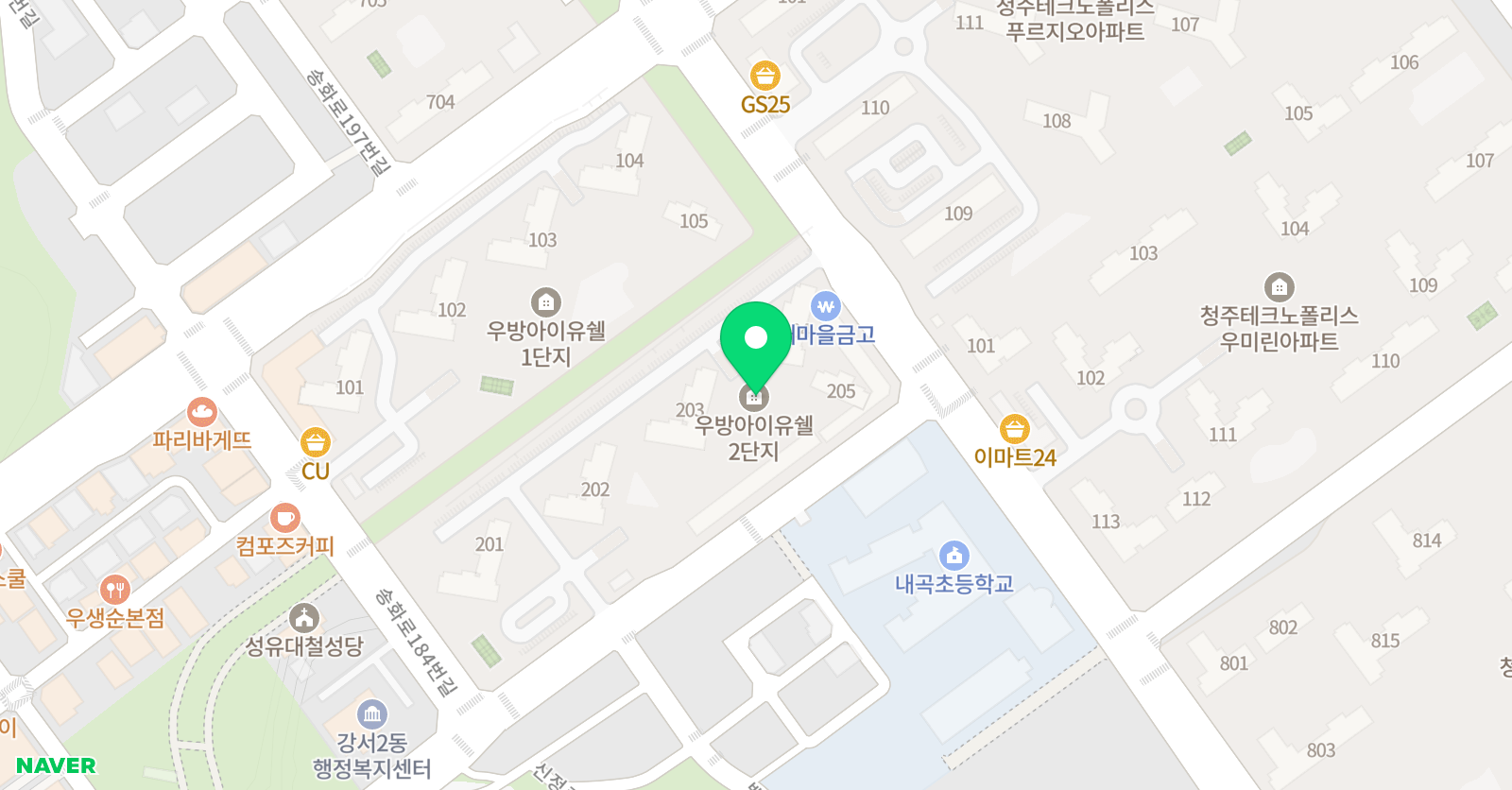 스마트해법영어 테크노폴리스점 위치