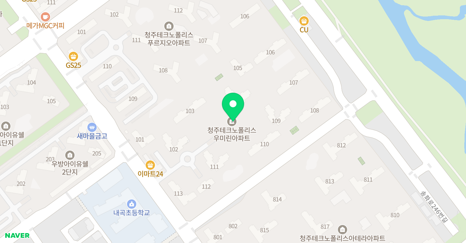 용기 수학 위치
