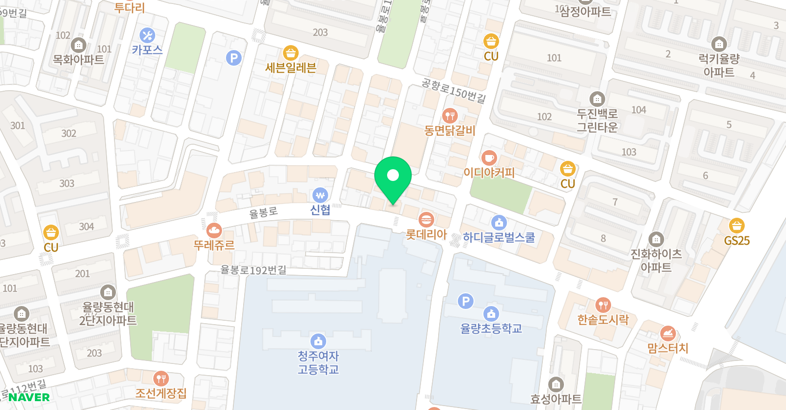 프라임 수학영어전문학원 위치