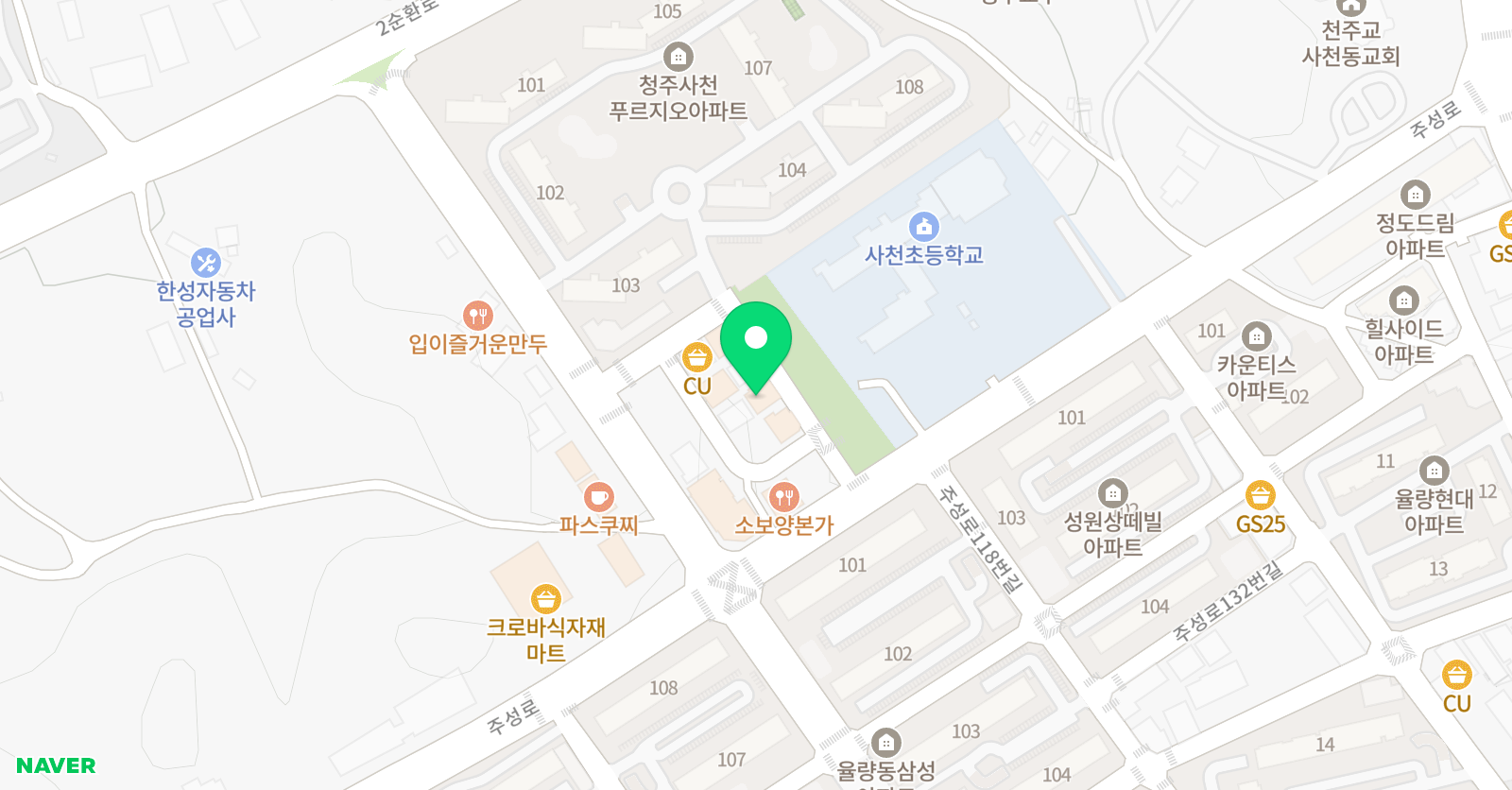 에블린 영어 위치